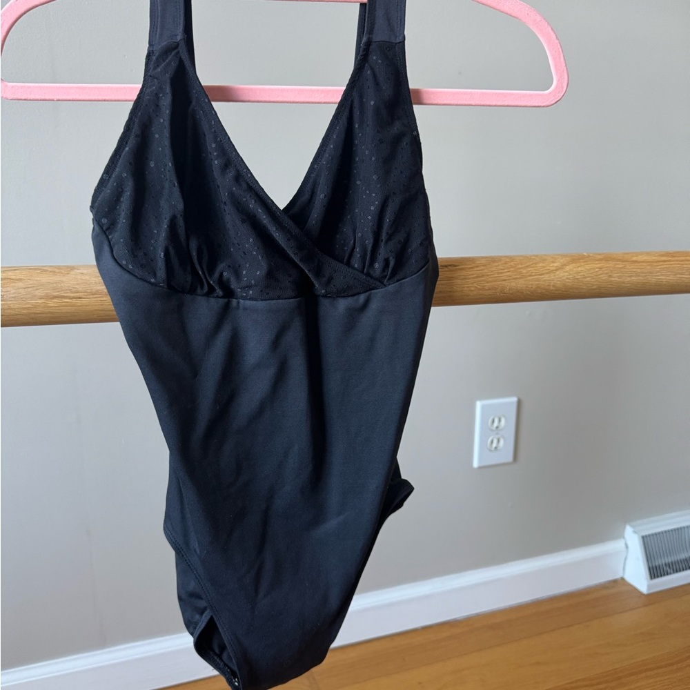 Black adult tank leotard
